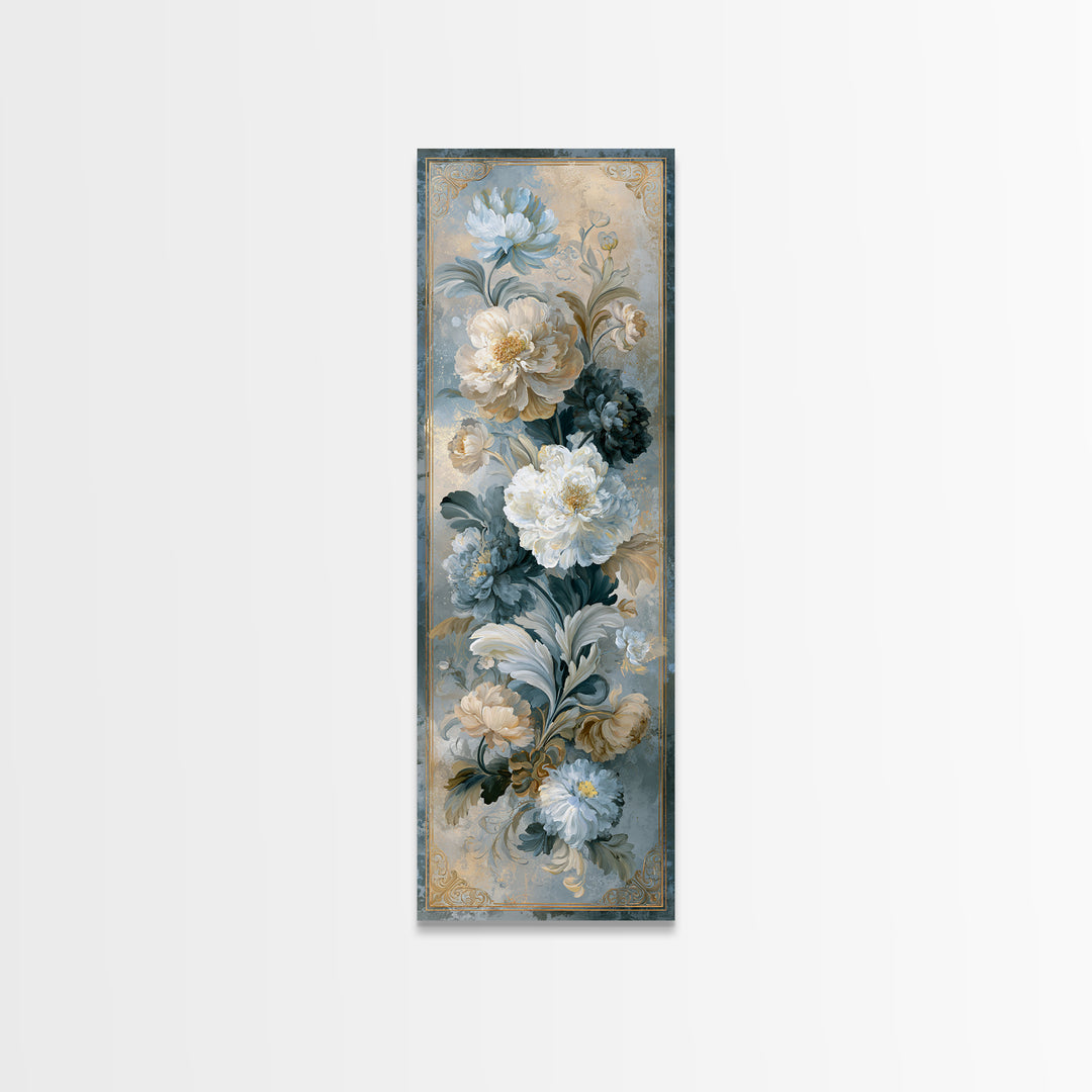 Classic Dutch Feast Arrangement Canvas Print, Dining Room Art, Wall Art, Dining Room Decor, Oil Painting, Dining, Printable Art, DRA-1x3-55