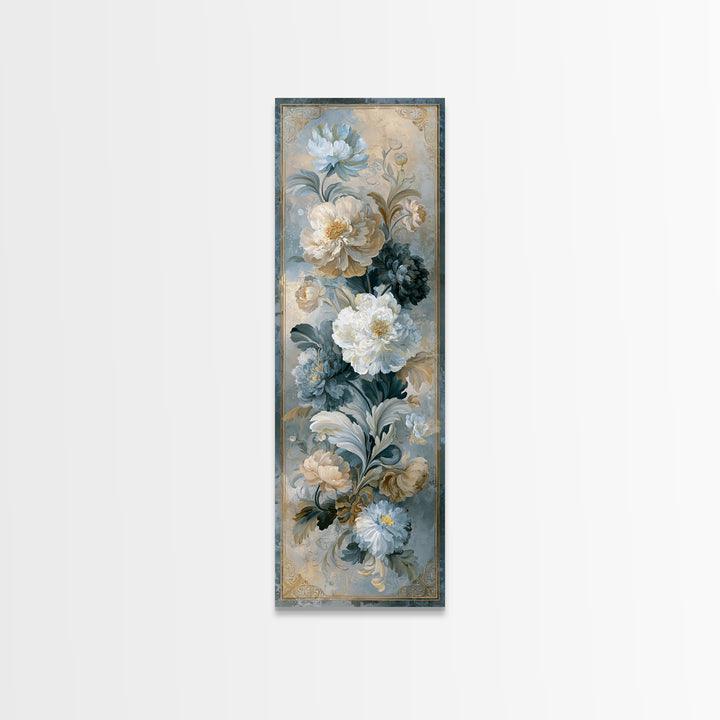 Classic Dutch Feast Arrangement Canvas Print, Dining Room Art, Wall Art, Dining Room Decor, Oil Painting, Dining, Printable Art, DRA-1x3-55