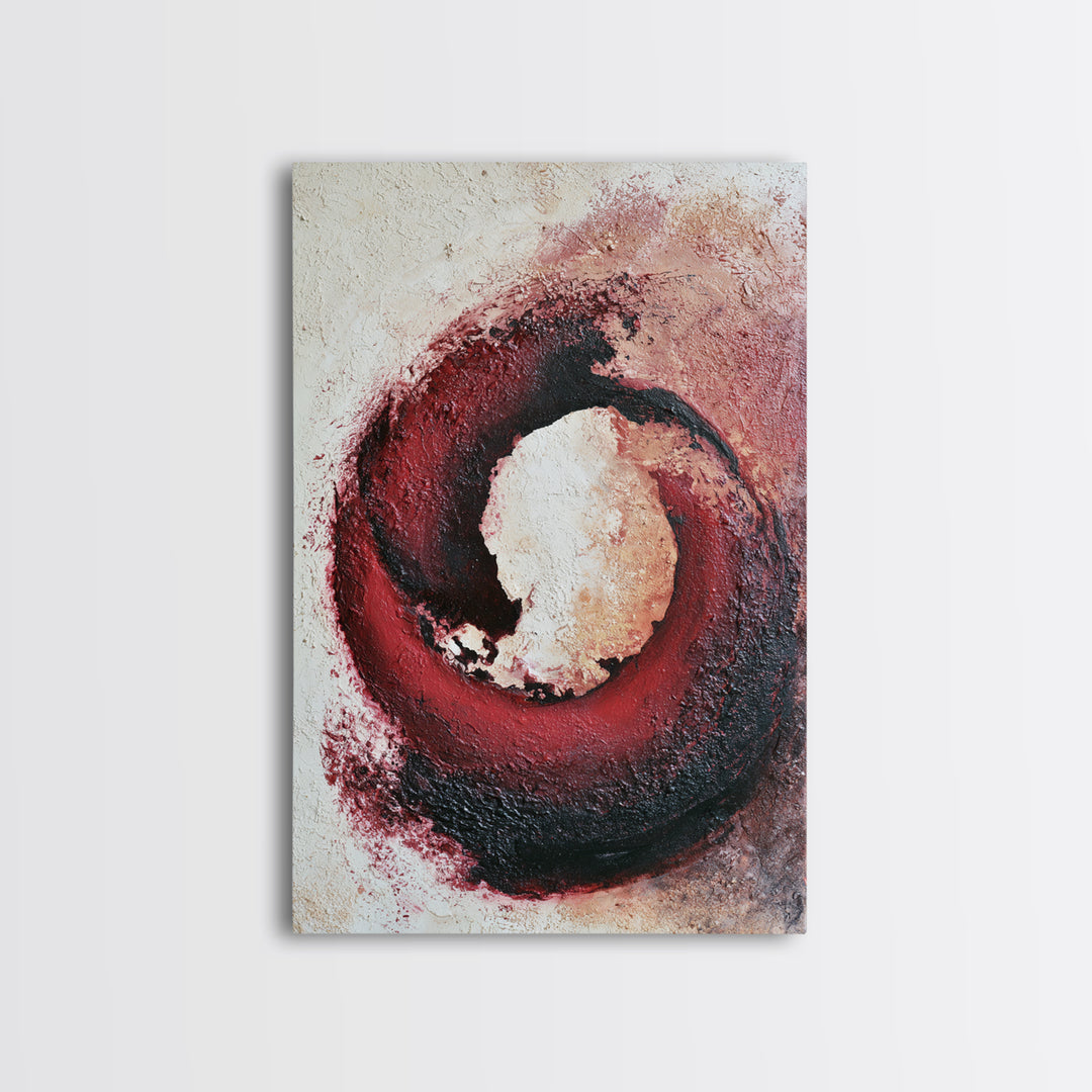 Abstract Red Wine Swirl Canvas Print, Dining Room Art, Boho Decor, Dining Room Decor, Fine Art, Dining, Printable Wall Art, DRA-2x3-50