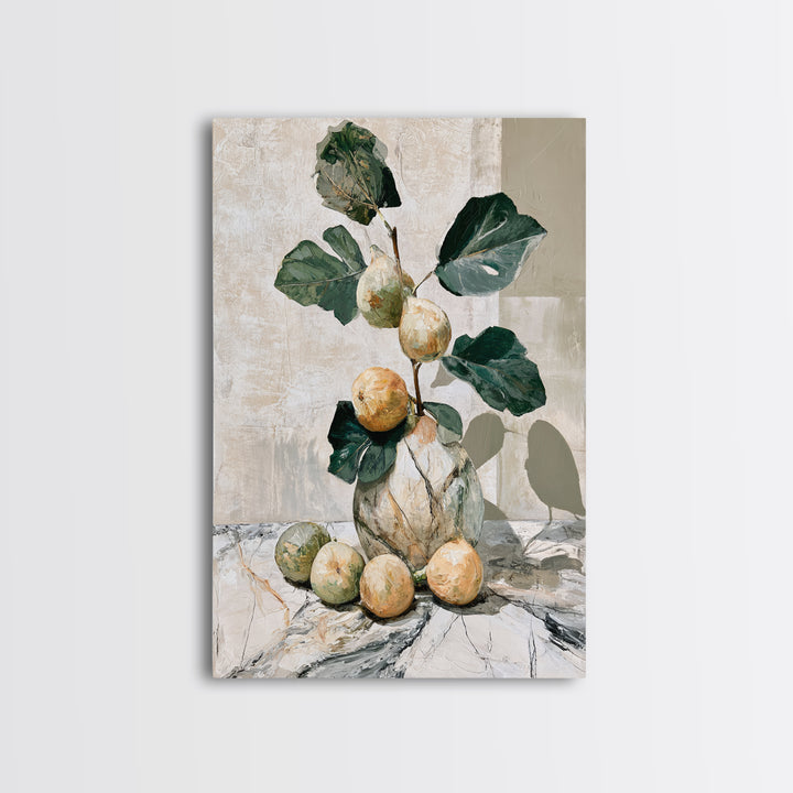 Figs on Marble Canvas Print, Dining Room Art, Printable Art, Dining Room Decor, Dining, Coastal Wall Art, Coastal Decor, DRA-2x3-7