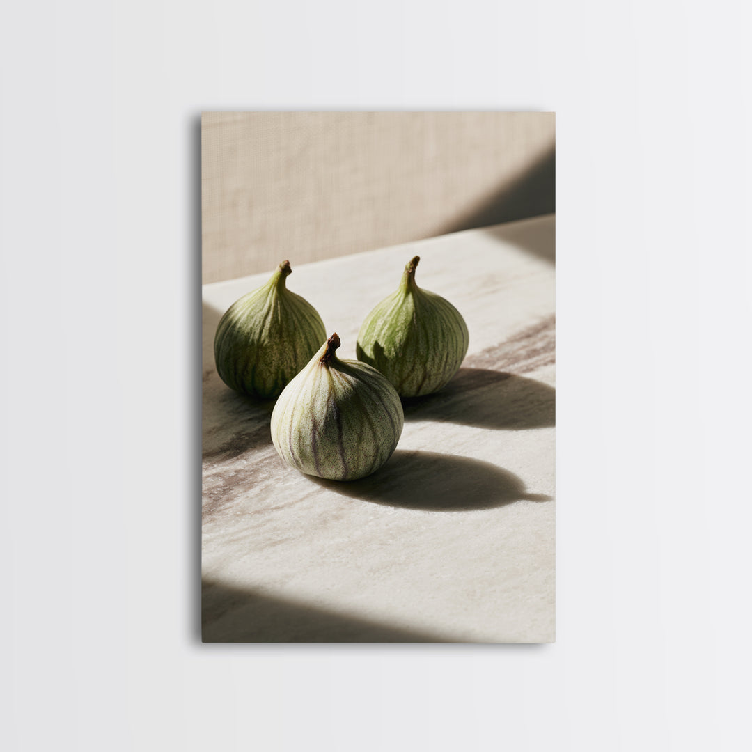 Figs on Marble Canvas Print, Dining Room Art, Statement Artwork, Dining Room Decor, Fine Art, Dining, Printable Wall Art, DRA-2x3-79