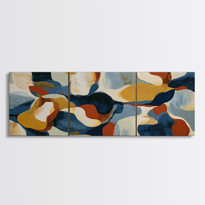 Abstract Composition in Appetite Friendly Warm Tones Canvas Print, Dining Room Art, Print, Dining Room Decor, Fine Art, Dining, DRA-3x1-92