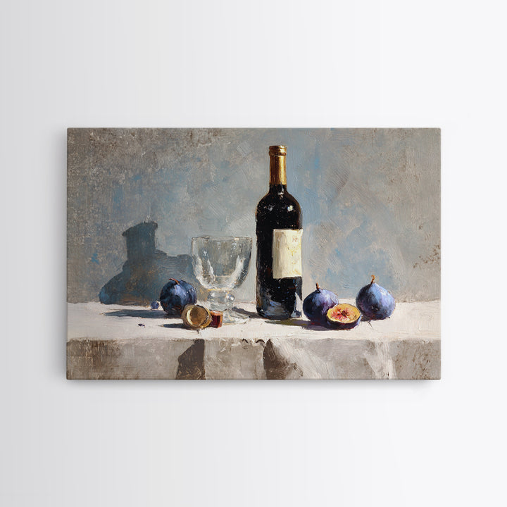 Modern Kitchen Herbs Framed Canvas Print, Dining Room Art, Canvas Art, Dining Room Decor, Watercolor Art, Dining, DRA-3x2-13