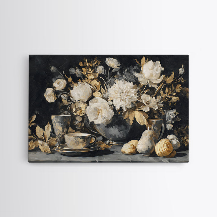 Figs on Marble Canvas Print, Dining Room Art, Fall Decor, Dining Room Decor, Fine Art, Dining, Kitchen Art, Living Room Decor, DRA-3x2-3