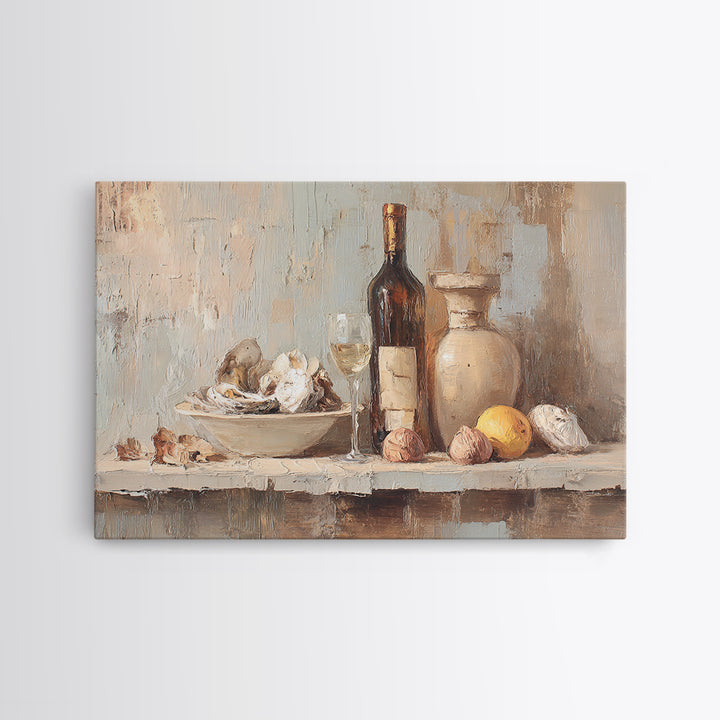 Abstract Composition in Appetite Friendly Warm Tones Canvas Print, Dining Room Art, Fall Decor, Dining Room Decor, Dining, DRA-3x2-8