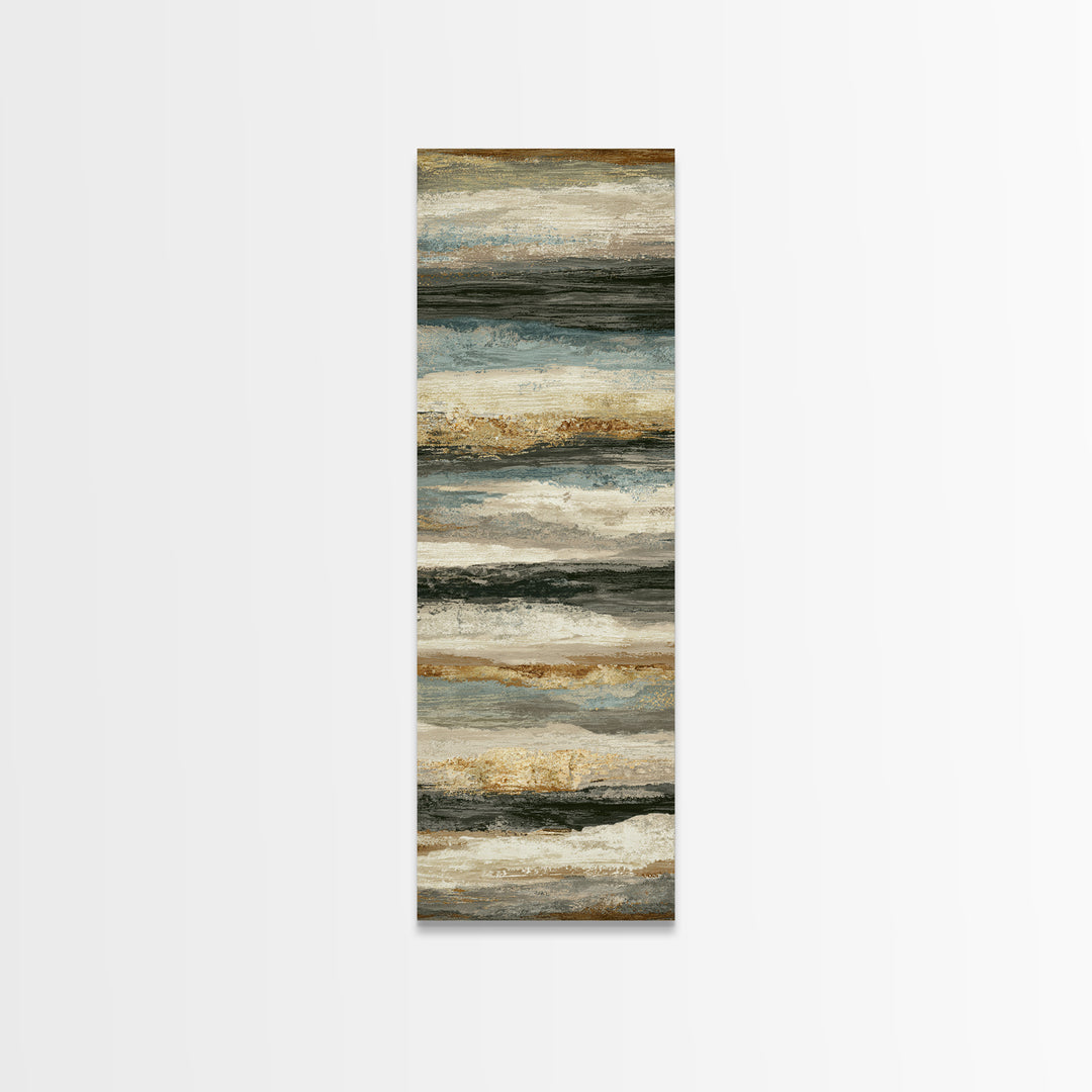 Layered Tapestry Pattern Canvas Print, Eclectic Art, Digital Print, Living Room Decor, Fine Art, Eclectic, Fine Art Print, ECL-1x3-28