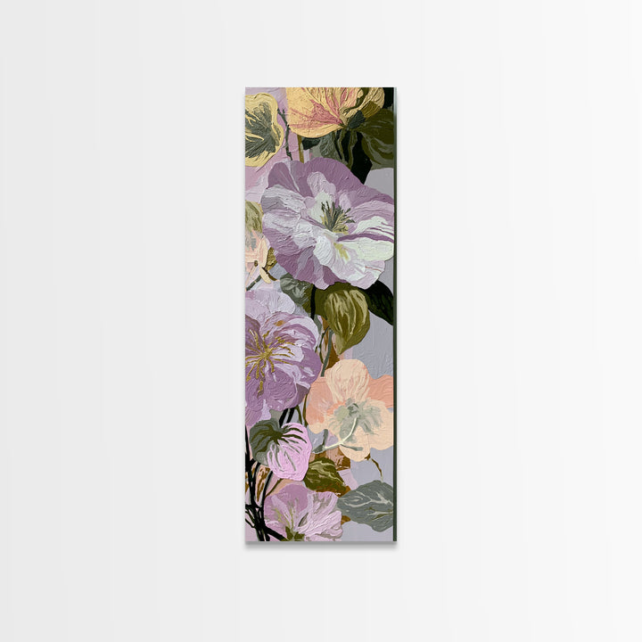 Matisse Inspired Cutouts with Botanical Details Canvas Print, Eclectic Art, Living Room Decor, Watercolor Art, Eclectic, ECL-1x3-90