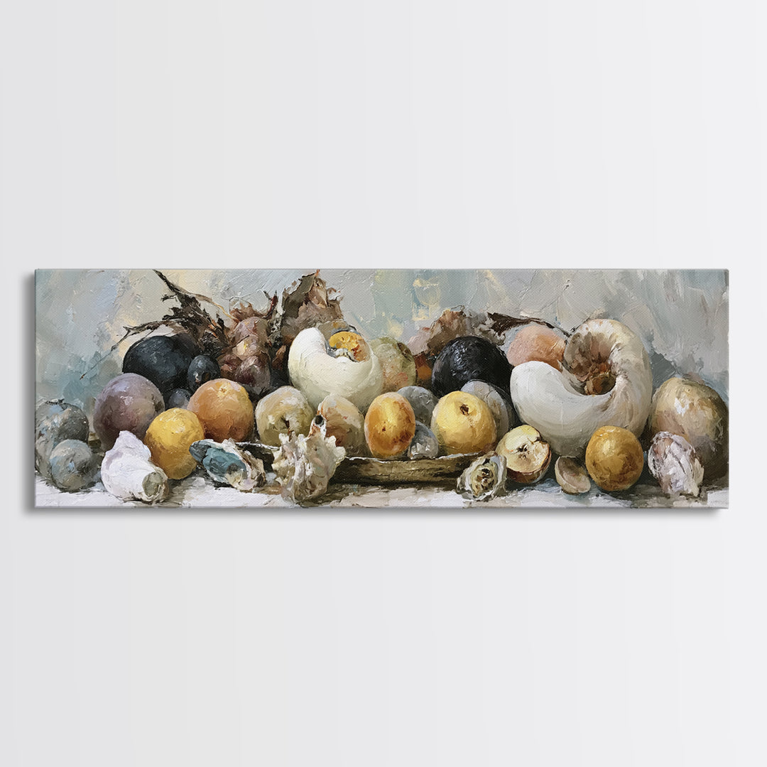 Bold Maximalist Still Life Canvas Print, Eclectic Art, Dopamine Decor, Living Room Decor, Fine Art, Eclectic, Minimalist Decor, ECL-3x1-91