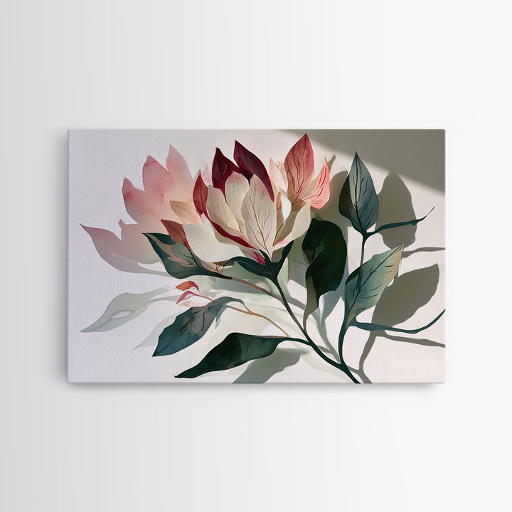 Matisse Inspired Cutouts with Botanical Details Canvas Print, Eclectic Art, Statement Artwork, Living Room Decor, Eclectic, ECL-3x2-58