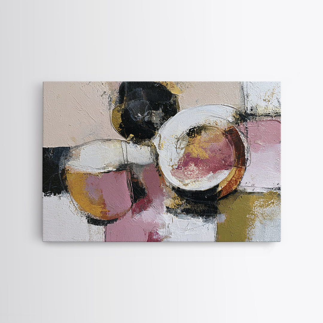 Bold Still Life of Fruit Canvas Print, Expressionist Art, Blue Wall Art, Living Room Decor, Abstract Art, Expression, EXP-3x2-21