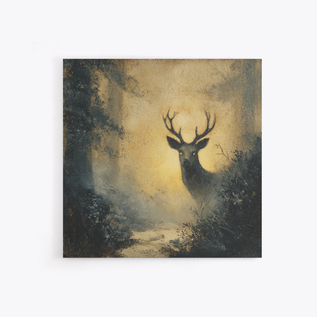 Giant Tree City Filled Framed Canvas Print, Fantasy Art, Statement Artwork, Living Room Decor, Abstract Art, Mythic, Wall Decor, FAN-1x1-33