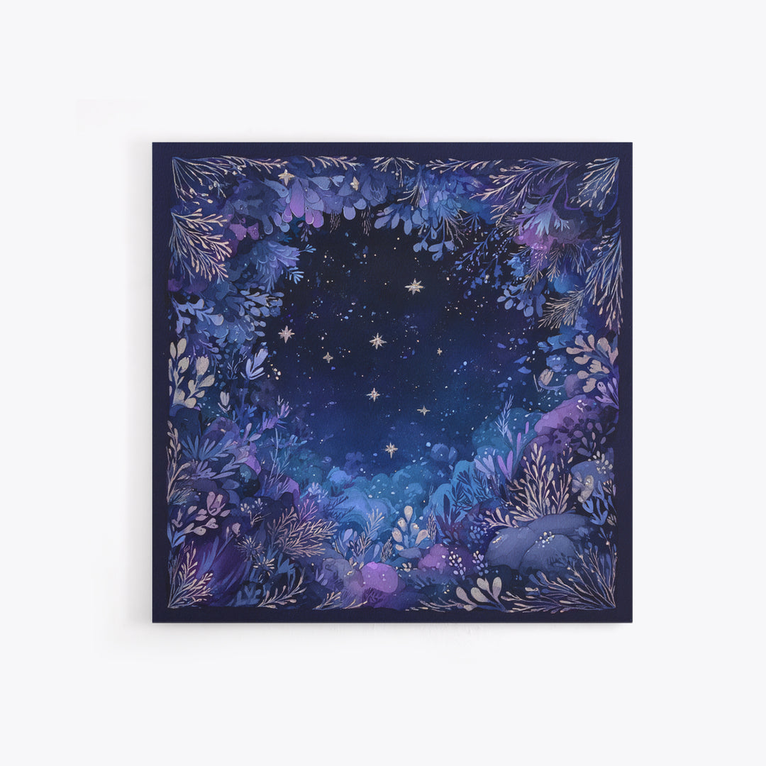 Celestial Dragon Wrapped Around a Moon Framed Canvas Print, Fantasy Art, Acrylic Painting, Living Room Decor, Fine Art, Mythic, FAN-1x1-38