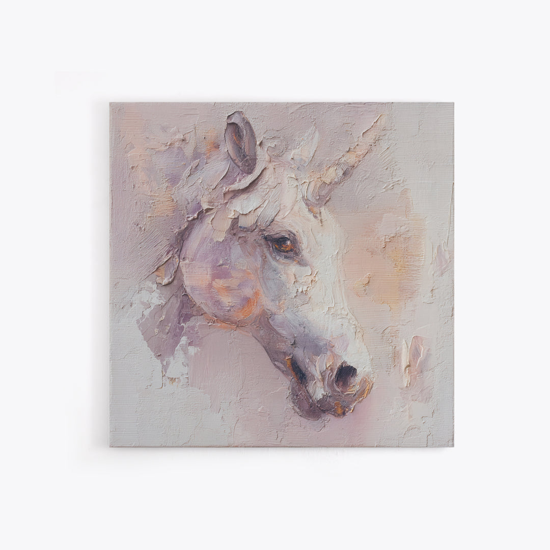 Griffin Perched on a Castle Wall Canvas Print, Fantasy Art, Neutral Decor, Living Room Decor, Oil Painting, Mythic, Wall Art, FAN-1x1-82