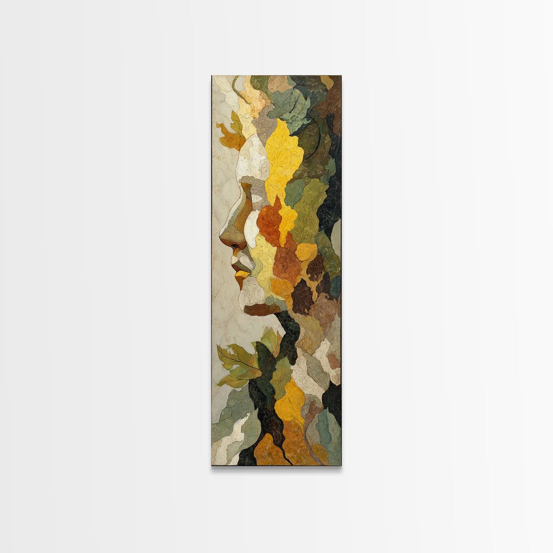 Faerie Market under Giant Mushrooms Canvas Print, Fantasy Art, Painting, Living Room Decor, Oil Painting, Mythic, Gothic Art, FAN-1x3-27