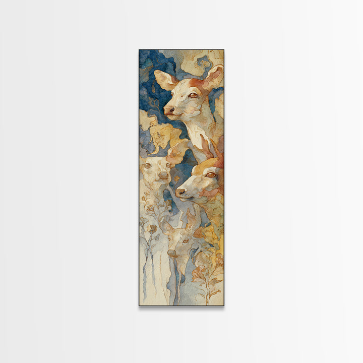 Dragon Soaring Above Jagged Mountain Peaks Framed Canvas Print, Fantasy Art, Textured Painting, Living Room Decor, Mythic, FAN-1x3-61