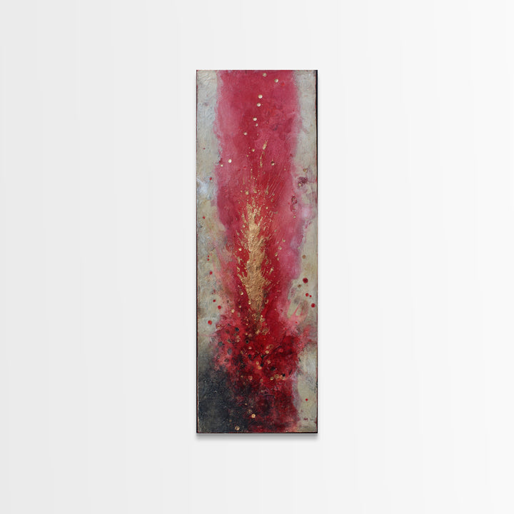 Magic Sword Embedded Canvas Print, Fantasy Art, Fantasy Art Print, Living Room Decor, Fine Art, Mythic, Textured Painting, FAN-1x3-95