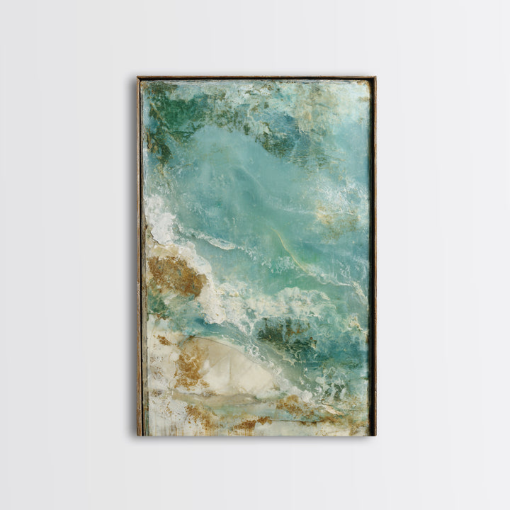 Angelic Warrior with Radiant Wings Framed Canvas Print, Fantasy Art, Textured Painting, Living Room Decor, Fine Art, Mythic, FAN-2x3-55