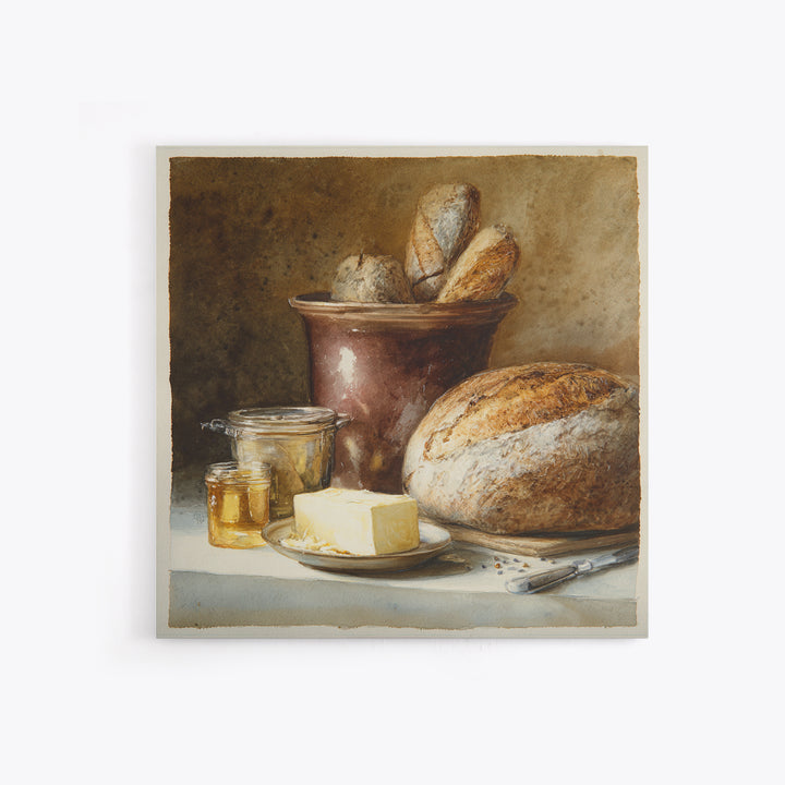 Old Milk Can Framed Canvas Print, Farmhouse Art, Gallery Wall, Farmhouse Decor, Abstract Art, Harvest, Art Print, Room Decor, FAR-1x1-84