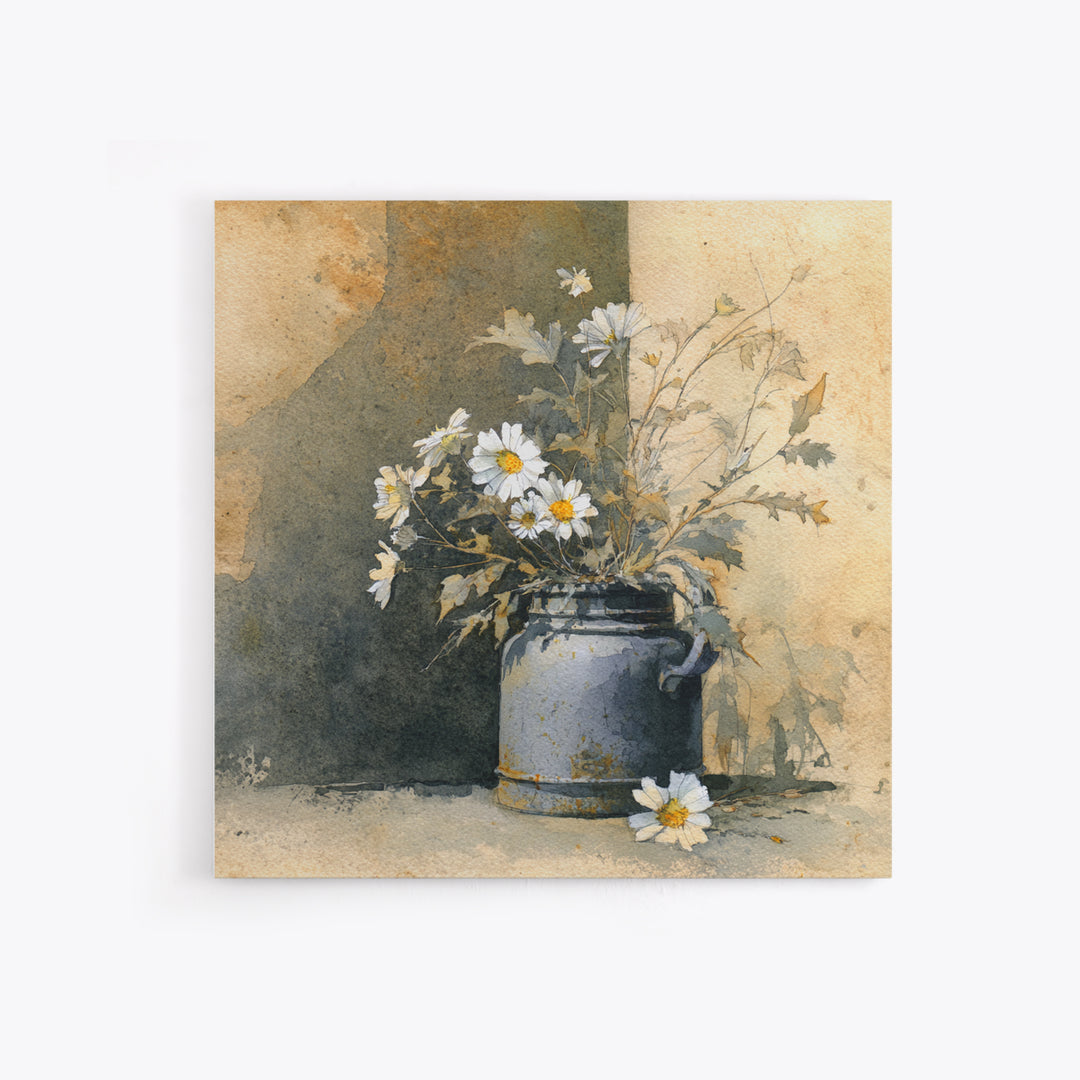 Farm Dog Lying Beside Weathered Boots Canvas Print, Farmhouse Art, Downloadable Art, Farmhouse Decor, Fine Art, Harvest, FAR-1x1-9