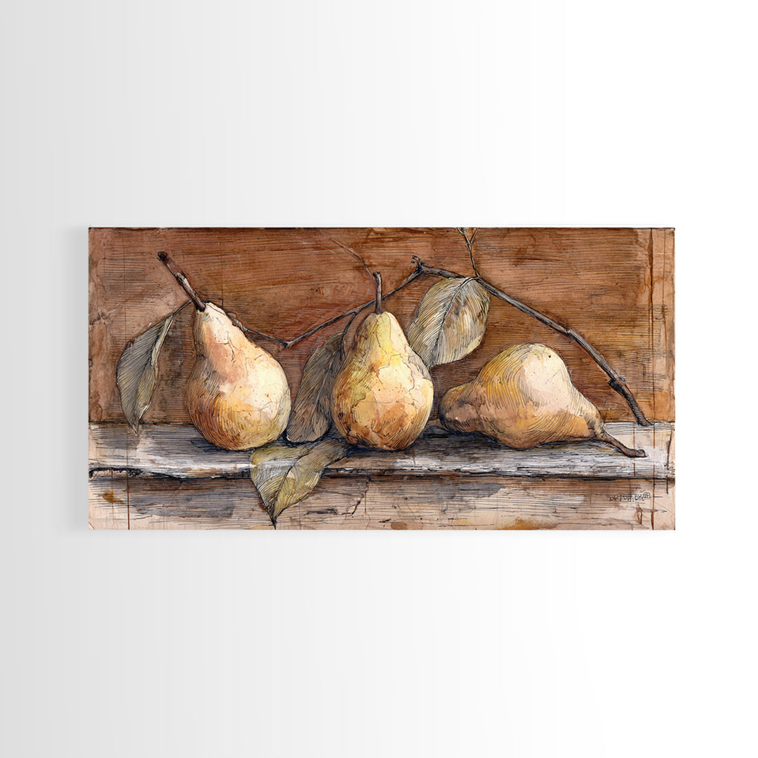 Wheat Bundle Tied Framed Canvas Print, Farmhouse Art, Luxury Decor, Farmhouse Decor, Fine Art, Harvest, Art Prints, Digital Art, FAR-2x1-6