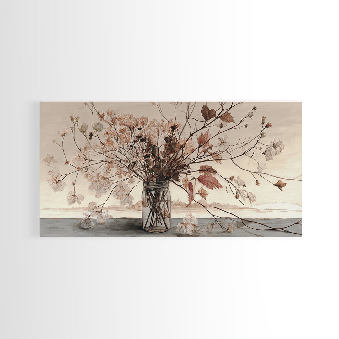 White Cow Portrait Canvas Print, Farmhouse Art, Printable Art, Farmhouse Decor, Fine Art, Harvest, Landscape Painting, FAR-2x1-69