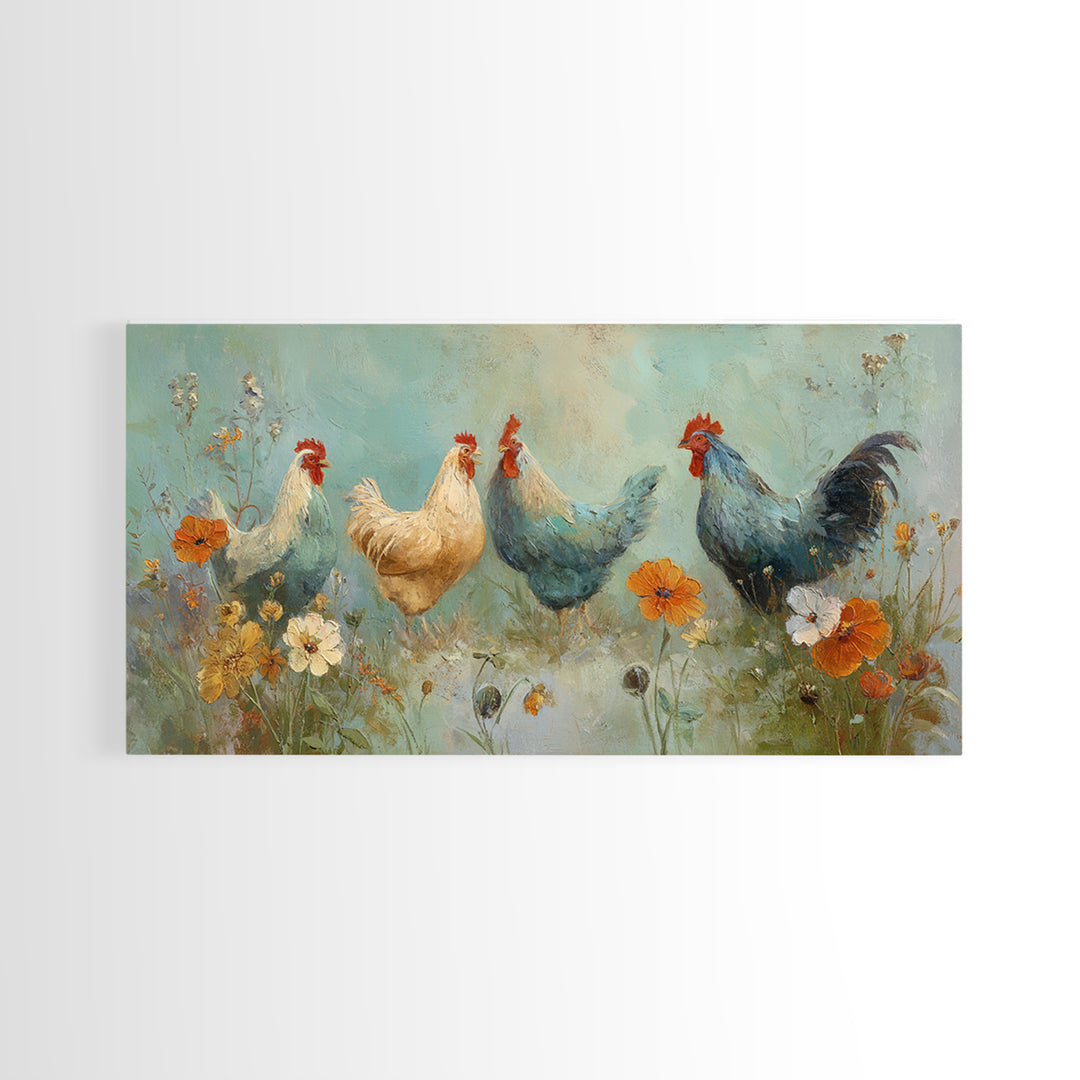 Farm Dog Lying Beside Weathered Boots Canvas Print, Farmhouse Art, Printable Wall Art, Farmhouse Decor, Oil Painting, Harvest, FAR-2x1-77