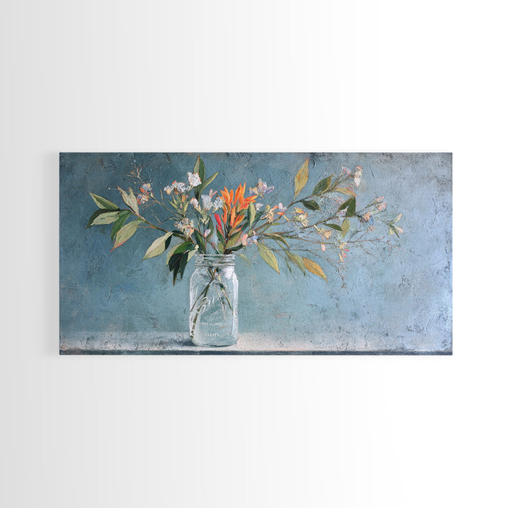 Rustic Pear Still Life on Plank Wood Framed Canvas Print, Farmhouse Art, Farmhouse Wall Decor, Farmhouse Decor, Harvest, FAR-2x1-87
