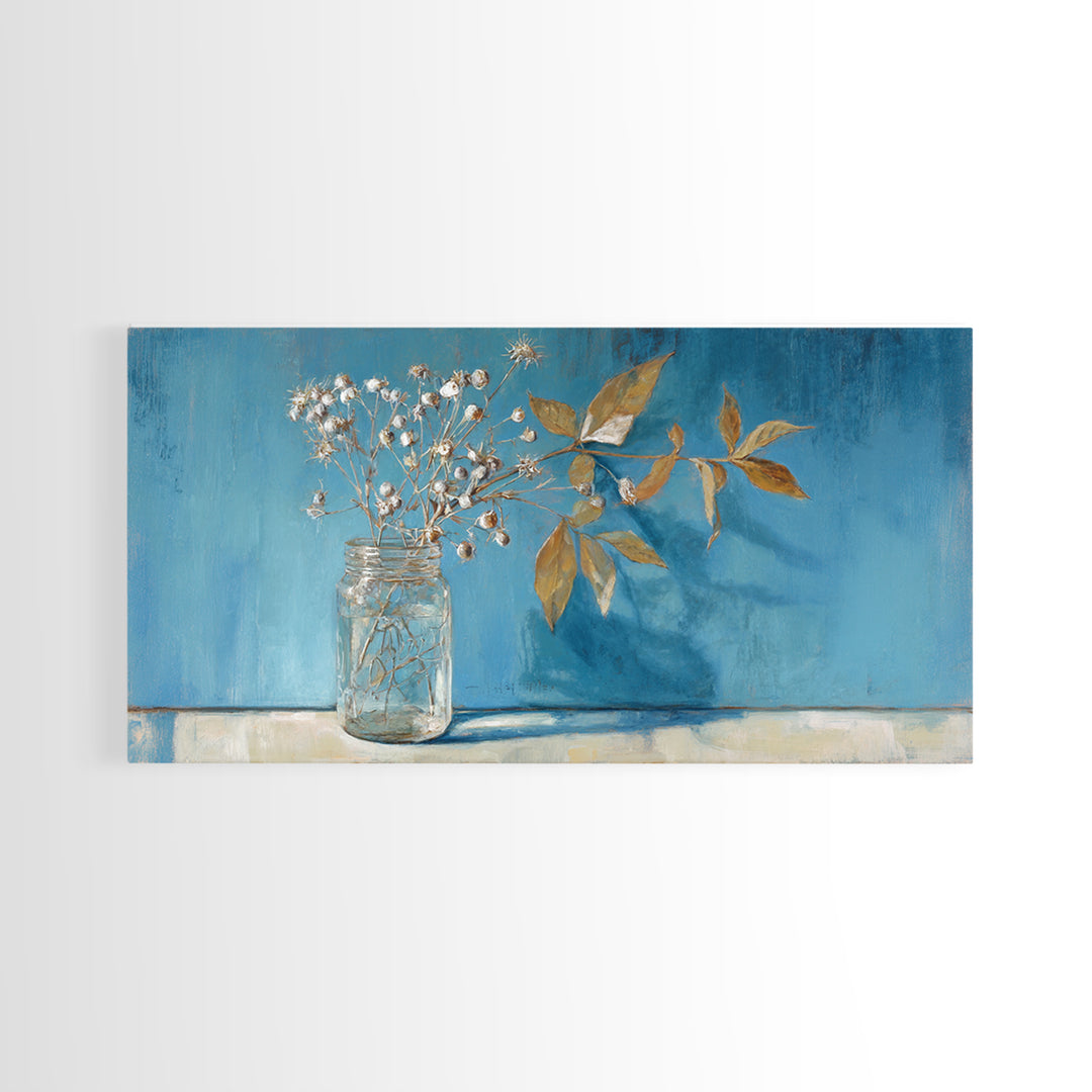 White Cow Portrait Canvas Print, Farmhouse Art, Printable Art, Farmhouse Decor, Fine Art, Harvest, Landscape Painting, FAR-2x1-93