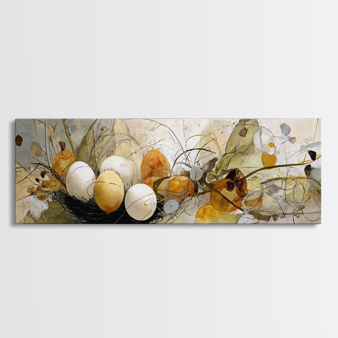 Old Milk Can Framed Canvas Print, Farmhouse Art, Room Decor, Farmhouse Decor, Abstract Art, Harvest, Printable Wall Art, FAR-3x1-52