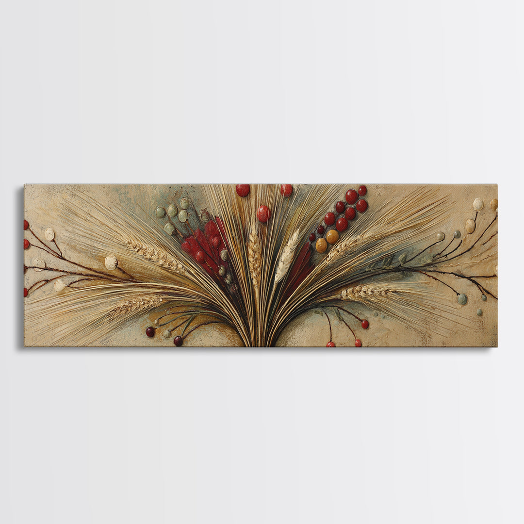 Pumpkins Stacked on a Wooden Crate Framed Canvas Print, Farmhouse Art, Black Wall Art, Farmhouse Decor, Fine Art, Harvest, FAR-3x1-53