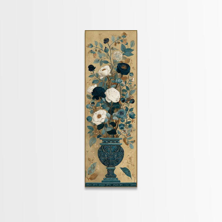 Ch Teau Garden Urn Canvas Print, French Country Art, French Country, Farmhouse Decor, Watercolor Art, Country, FCA-1x3-7
