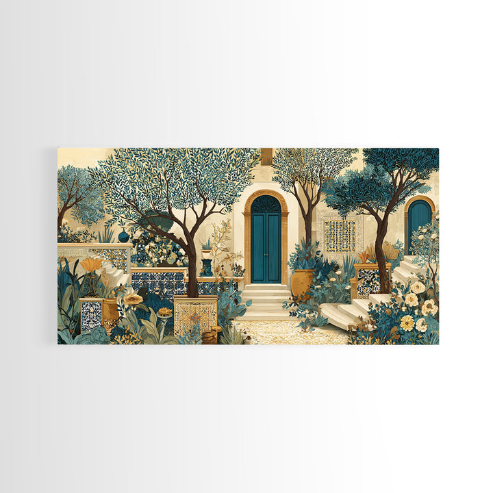 Sunlit Provence Olive Grove Canvas Print, French Country Art, Luxury Decor, Farmhouse Decor, Fine Art, Country, Oil Painting, FCA-2x1-73