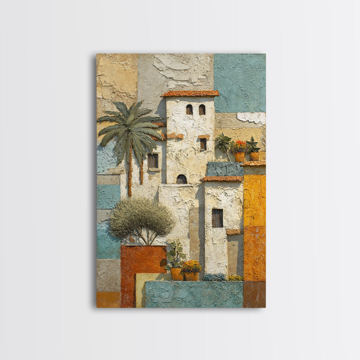 Sunlit Provence Olive Grove Framed Canvas Print, French Country Art, Neutral Decor, Farmhouse Decor, Fine Art, Country, FCA-2x3-13