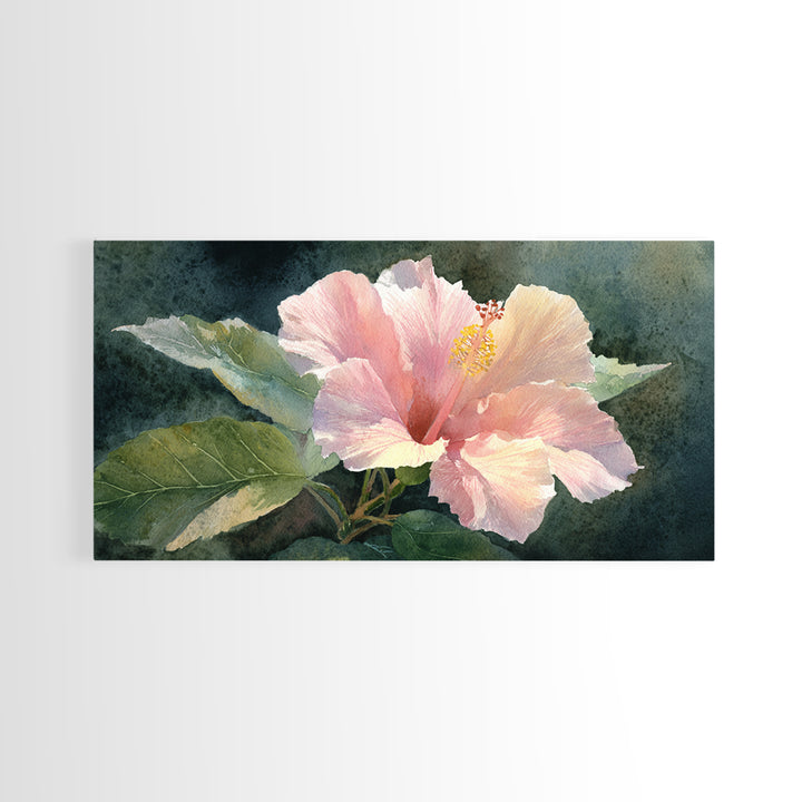 Lavender Bundle Tied Framed Canvas Print, Floral Art, Minimalist Decor, Living Room Decor, Oil Painting, Bloom, FLO-2x1-30