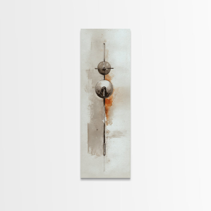 Barbell Plate Study Framed Canvas Print, Fitness Studio Art, Minimalist Art Print, Gym Decor, Fine Art, Motion, Home Decor, FSA-1x3-4