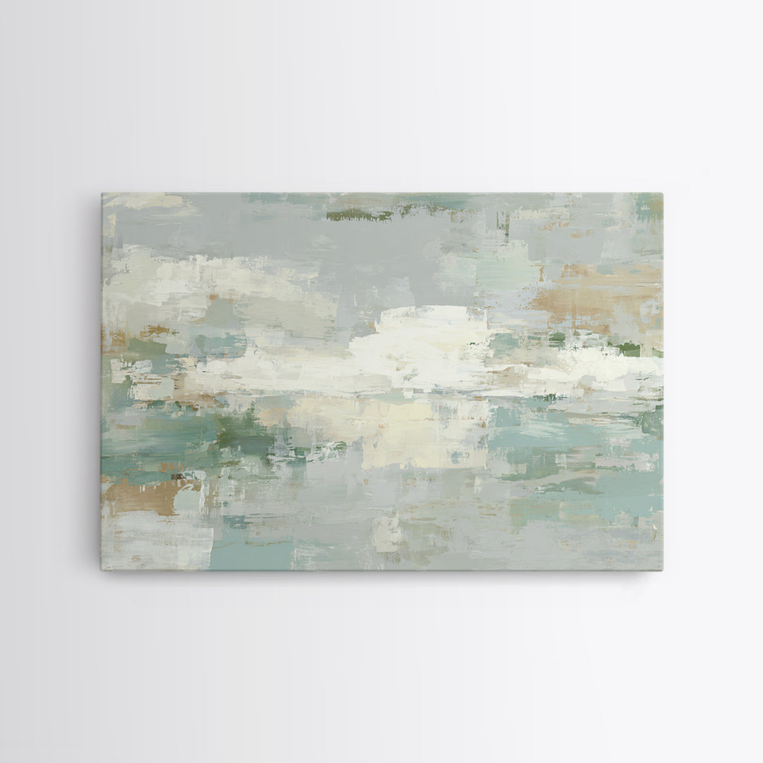 Dancer Leap with Painterly Energy Framed Canvas Print, Fitness Studio Art, Neutral Decor, Gym Decor, Fine Art, Motion, FSA-3x2-15