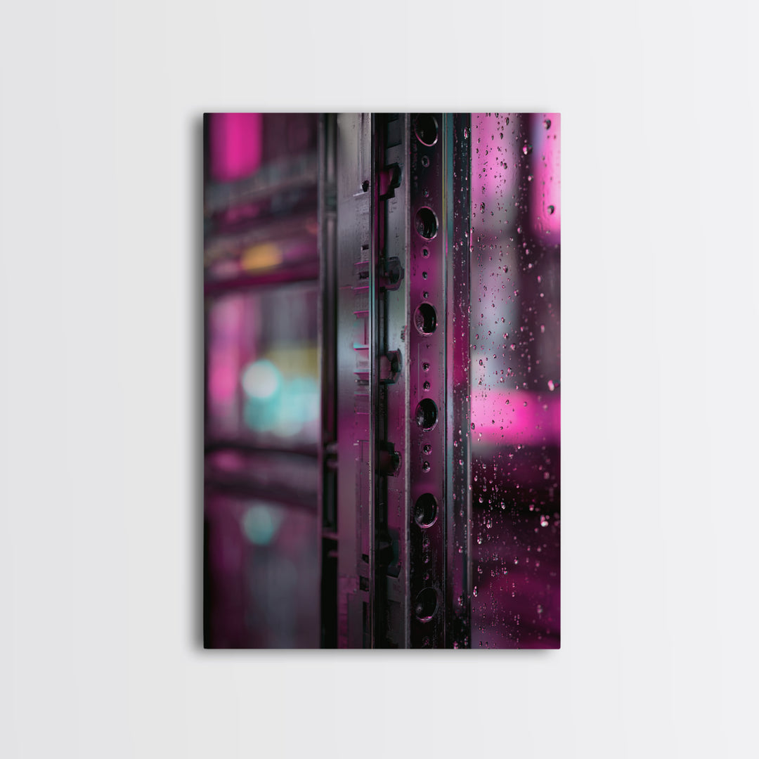 Smooth Titanium Shapes Canvas Print, Futuristic Art, Digital Art Print, Living Room Decor, Fine Art, Future, Luxury Decor, FUT-2x3-31