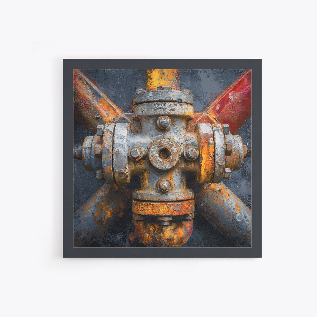 Route 66 Road Scene Without Text Canvas Print, Garage Art, Sports Posters, Garage Decor, Fine Art, Motor, Luxury Decor, GAR-1x1-17