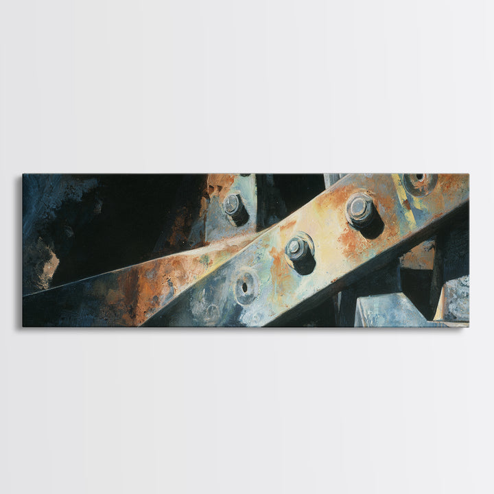 Route 66 Road Scene Without Text Framed Canvas Print, Garage Art, Game Room Art, Garage Decor, Fine Art, Motor, Fine Art Print, GAR-3x1-57