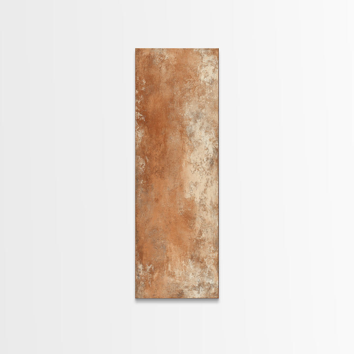 Warm Terracotta Shapes Canvas Print, Guest Bedroom Art, Bedroom Wall Art, Bedroom Decor, Abstract Art, Guest, Neutral Decor, GBA-1x3-10