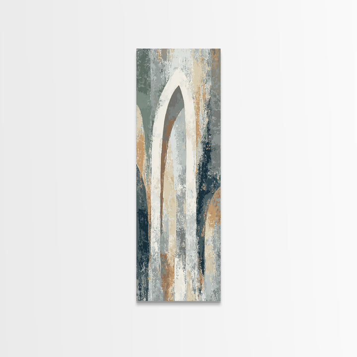 Warm Abstract Arches Canvas Print, Guest Bedroom Art, Home, Bedroom Decor, Guest, Bedroom Wall Art, Bedroom Wall Decor, GBA-1x3-39
