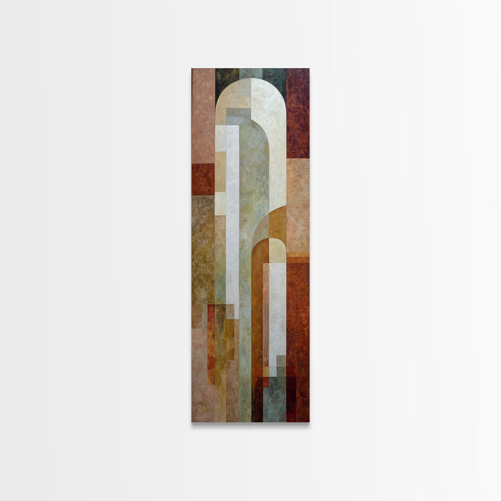 Warm Abstract Arches Canvas Print, Guest Bedroom Art, Living Room Wall Art, Bedroom Decor, Abstract Art, Guest, Gallery Decor, GBA-1x3-63