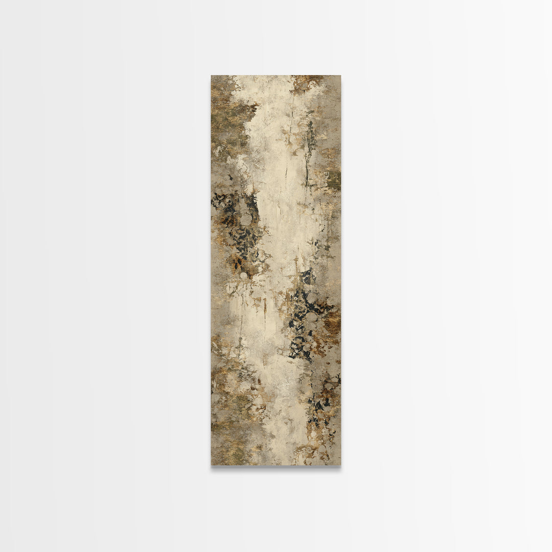 Warm Terracotta Shapes Canvas Print, Guest Bedroom Art, Gallery Decor, Bedroom Decor, Fine Art, Guest, Contemporary Art, GBA-1x3-82
