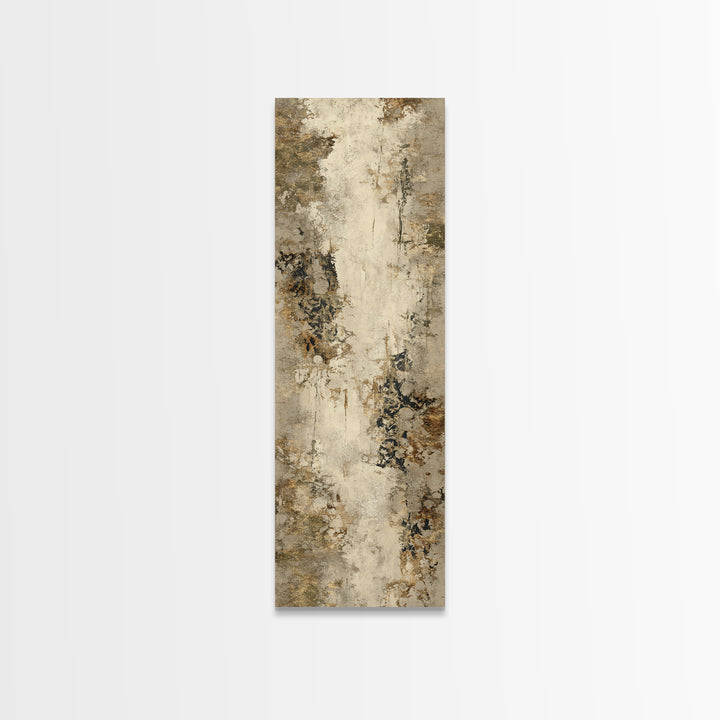 Warm Terracotta Shapes Canvas Print, Guest Bedroom Art, Gallery Decor, Bedroom Decor, Fine Art, Guest, Contemporary Art, GBA-1x3-82