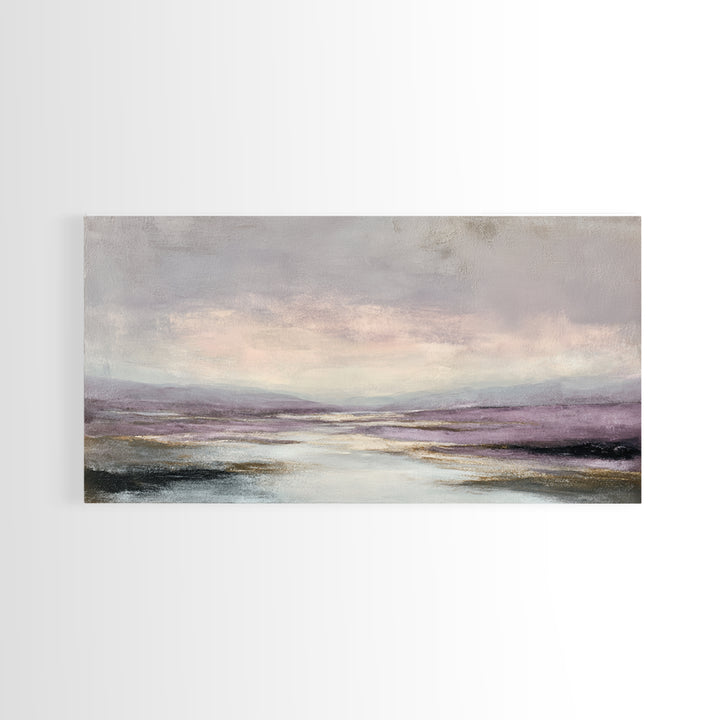 Minimal Moon and Stars Composition Canvas Print, Guest Bedroom Art, Wall Art, Bedroom Decor, Watercolor Art, Guest, GBA-2x1-36