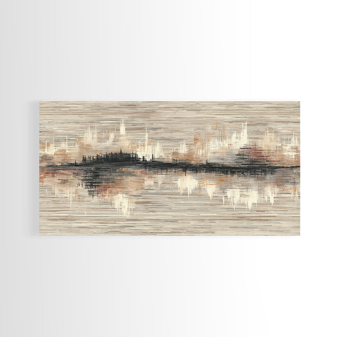 Abstract Woven Texture Canvas Print, Guest Bedroom Art, Wall Art, Bedroom Decor, Abstract Art, Guest, New Home Gift, GBA-2x1-58