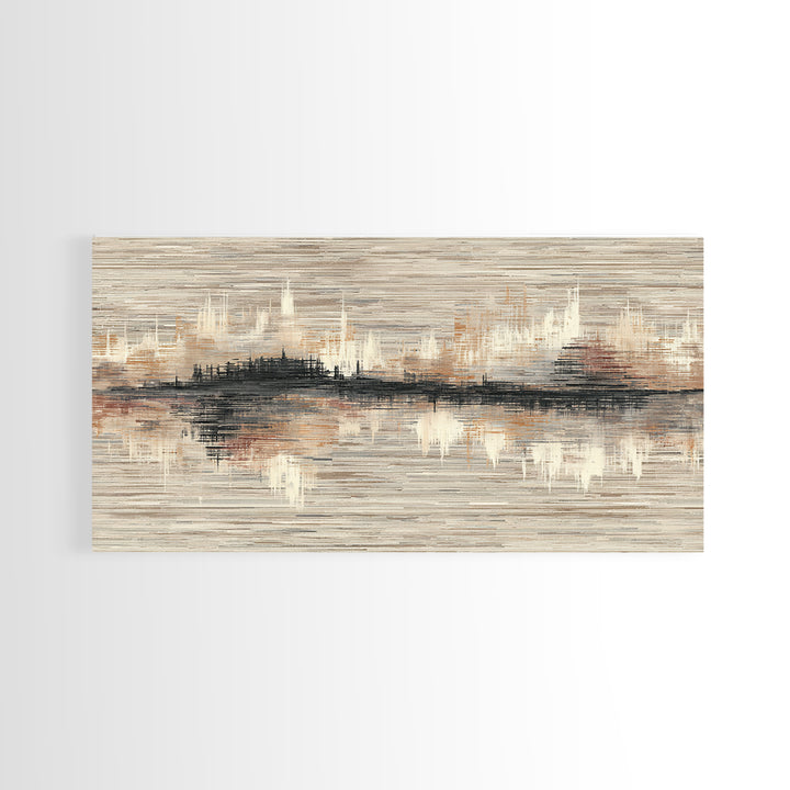 Abstract Woven Texture Canvas Print, Guest Bedroom Art, Wall Art, Bedroom Decor, Abstract Art, Guest, New Home Gift, GBA-2x1-58