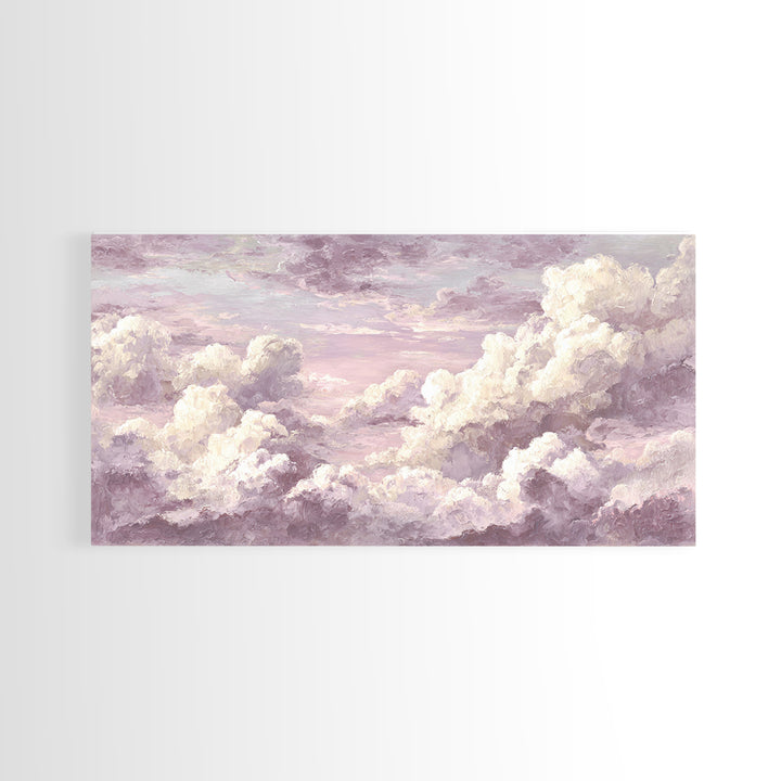 Quiet Lake Landscape at Early Morning Canvas Print, Guest Bedroom Art, Wall Decor, Bedroom Decor, Oil Painting, Guest, GBA-2x1-94