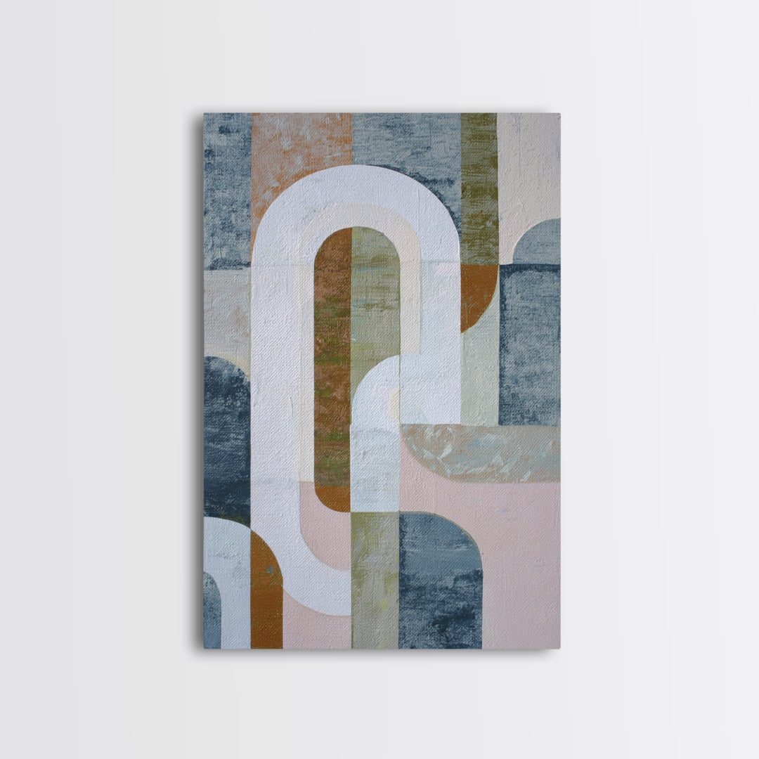 Warm Abstract Arches Canvas Print, Guest Bedroom Art, Bedroom Prints, Bedroom Decor, Fine Art, Guest, Minimalist Decor, GBA-2x3-11