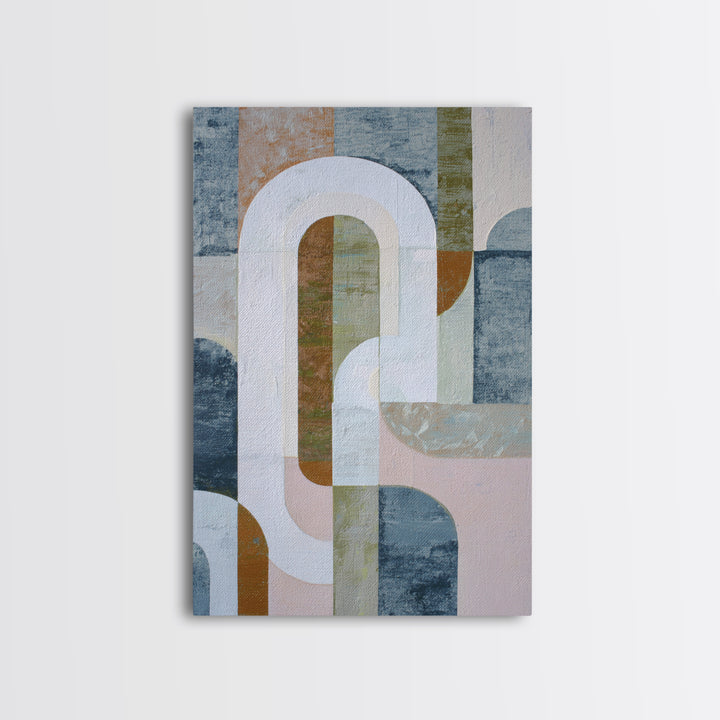 Warm Abstract Arches Canvas Print, Guest Bedroom Art, Bedroom Prints, Bedroom Decor, Fine Art, Guest, Minimalist Decor, GBA-2x3-11